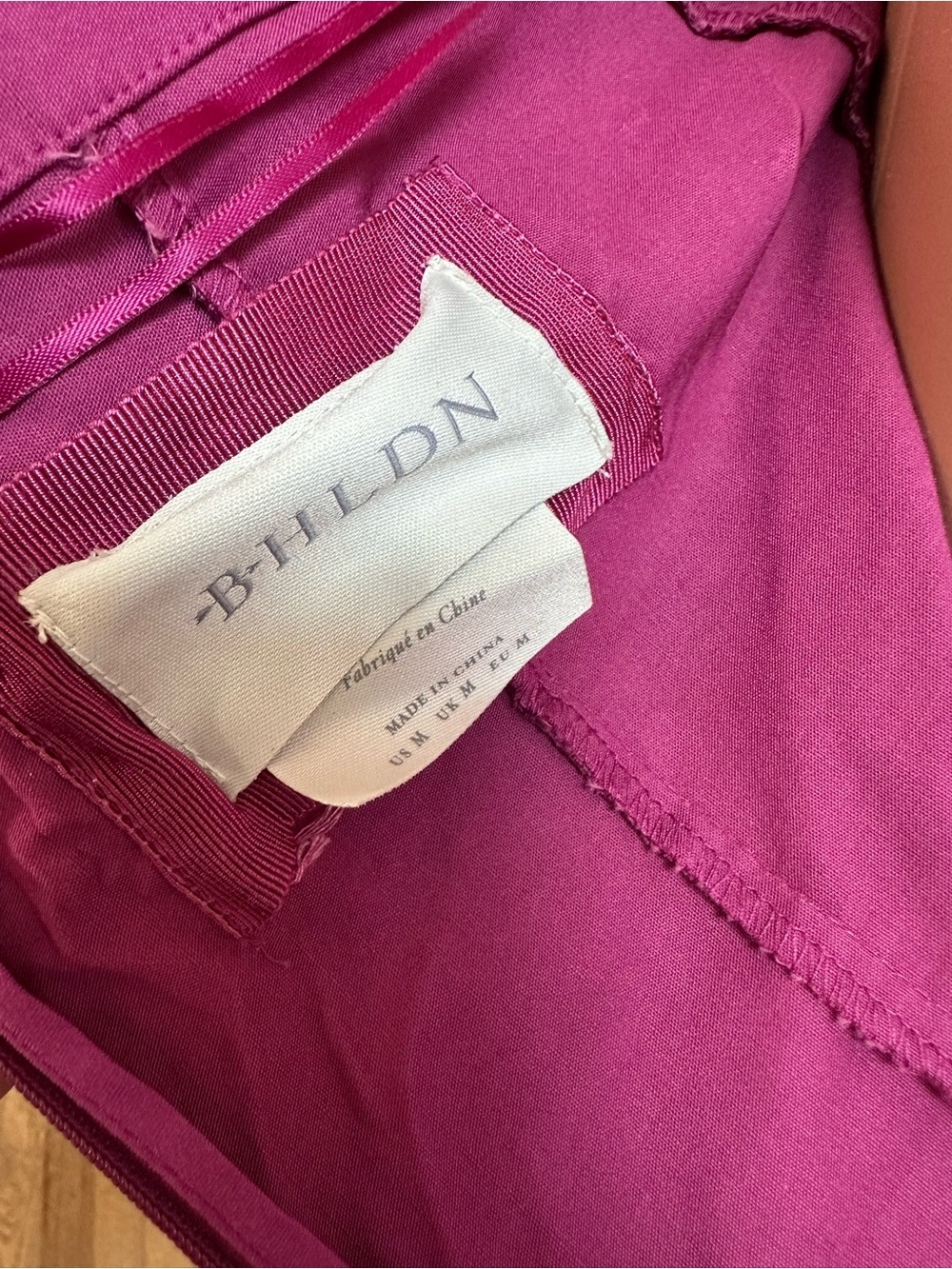 BHLDN Twist-Halter Midi Dress in Bright Magenta - Picture 10 of 10